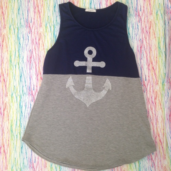 12PM by Mon Ami Nautical Anchor tee - Picture 2 of 5